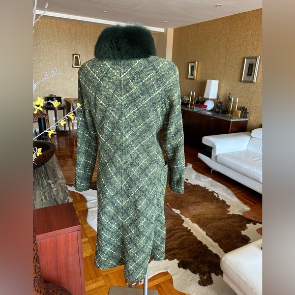 Fabulous VALENTINO unlined Coat s 10(fit M/S) 76%Wool,20Polyester3Viscosa1Cotton - Picture 9 of 12